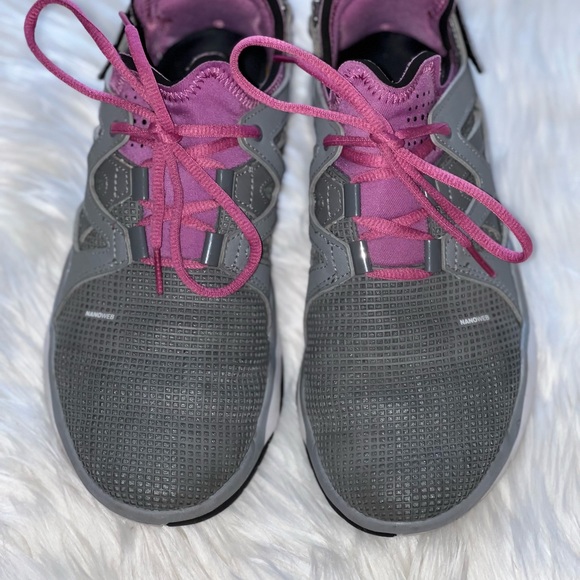 Reebok Nanoweb ZRated Training Shoe Sneaker Women’s Size 8 Gray/Pink - Picture 2 of 8